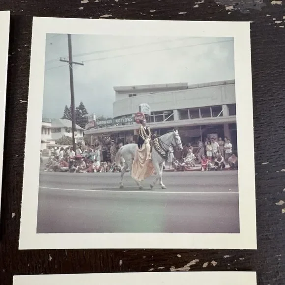 Honolulu Hawaii Vintage Photos Lot Of 9 King Kamehamaha Day Parade 1966 - Picture 5 of 11